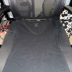 Black V-Neck T-Shirt